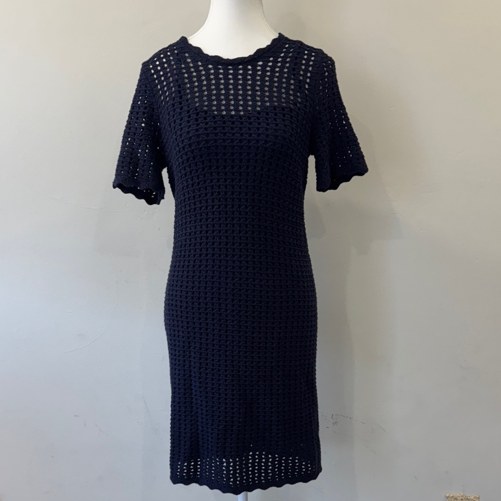 GAP Navy Crochet Summer Dress – Size Small - Picture 3 of 10